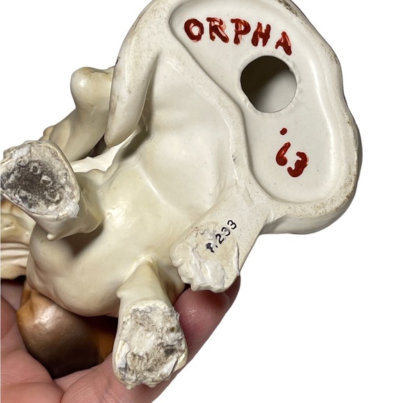 Vintage 1960s  Norcrest Bassett Hound Porcelain  Dog Figurine Made In Japan A233 - Picture 6 of 8